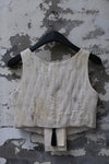 Mutedance 24 Spring/Summer Silk Button Vest MD-MD24SS51-HUIBAI hoary PM118